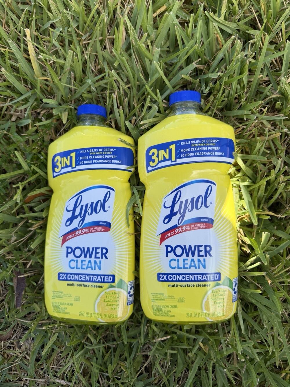Lysol Power Clean Multi-Surface Cleaner, 2x Concentrated Pour, Lemon & Sunflower